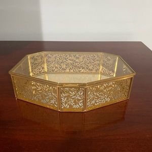 Artisan de Luxe Home gold and glass jewelry box